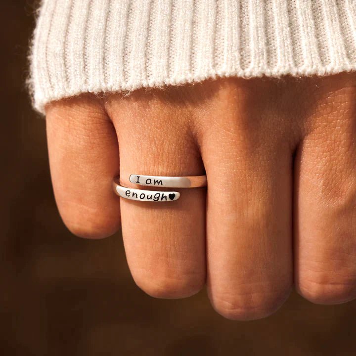 I Am Enough Ring - Sterling Silver